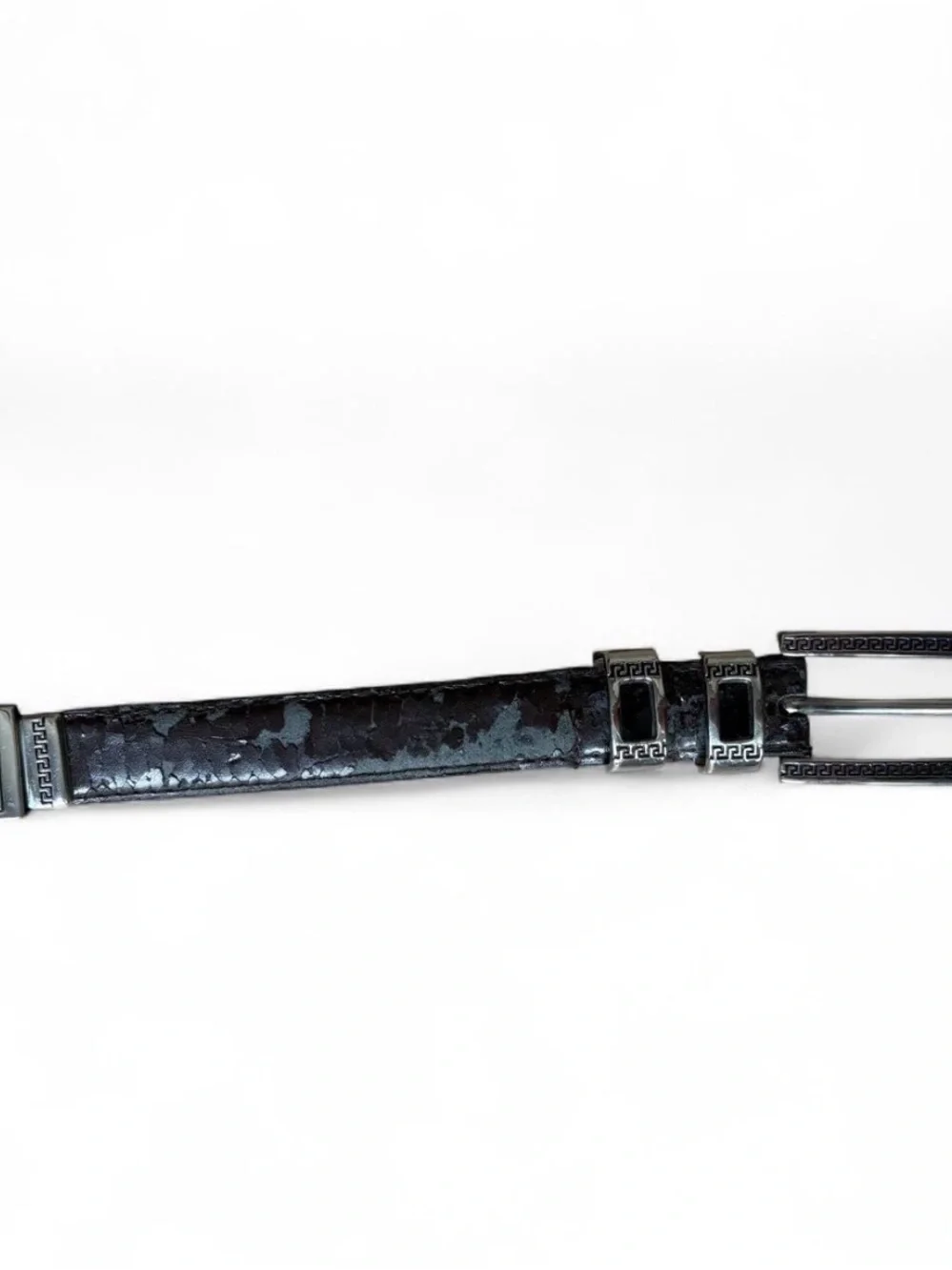 Vintage 90s Greek Key Link Belt